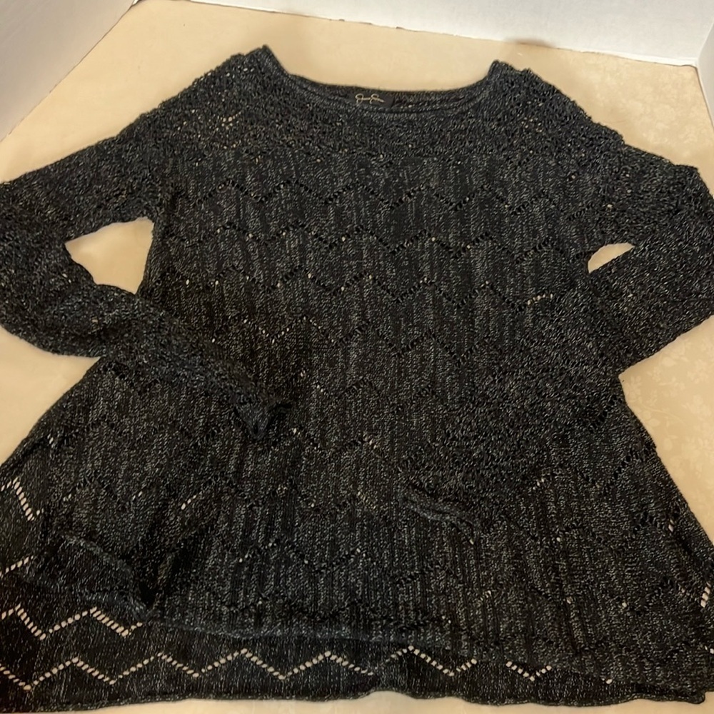 Jessica Simpson black sweater size L